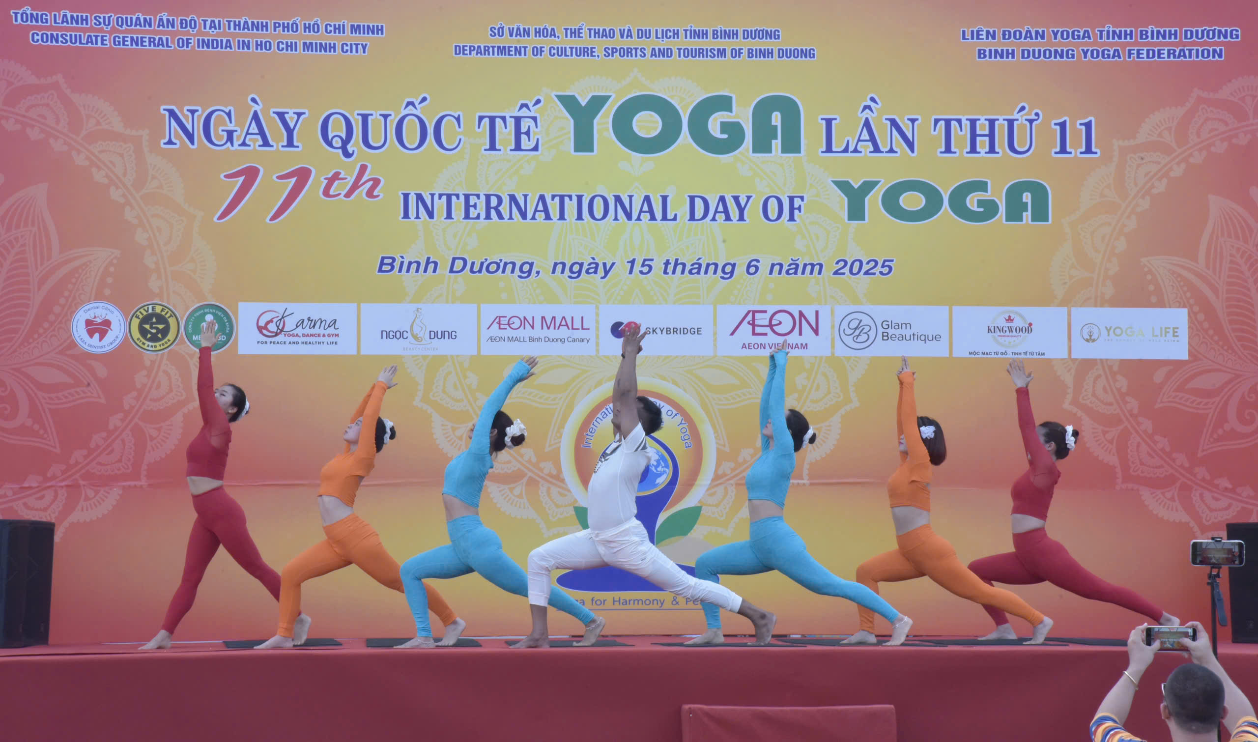 Các vận động viên tham gia biểu diễn nhiều nội dung đặc sắc tại sự kiện