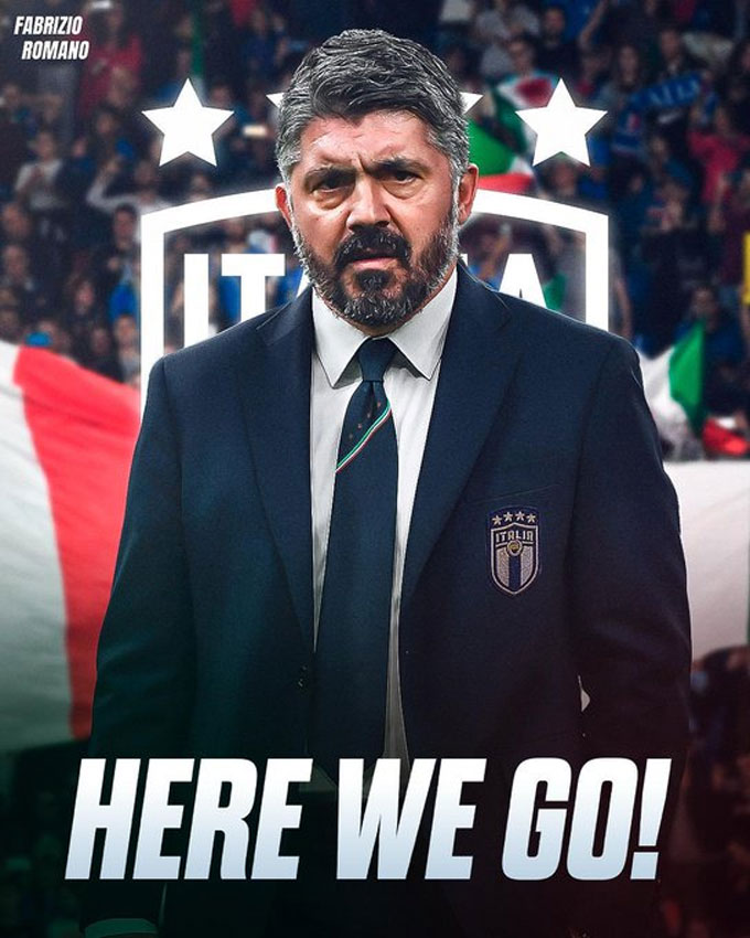 Gattuso sẽ là HLV mới của ĐT Italia