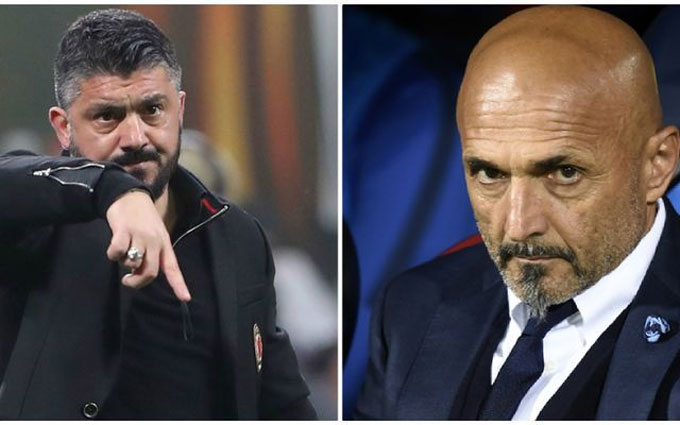 Gattuso sẽ thay thế Spaletti vừa bị sa thải