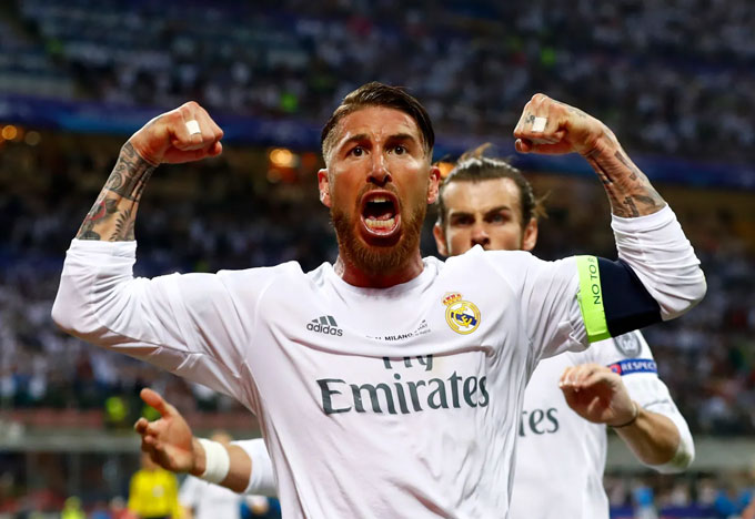 Ramos khi còn thi đấu cho Real