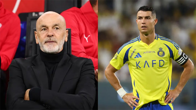 Pioli mâu thuẫn với Ronaldo