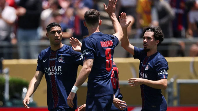 PSG đã có chiến thắng thuyết phục trước Atletico