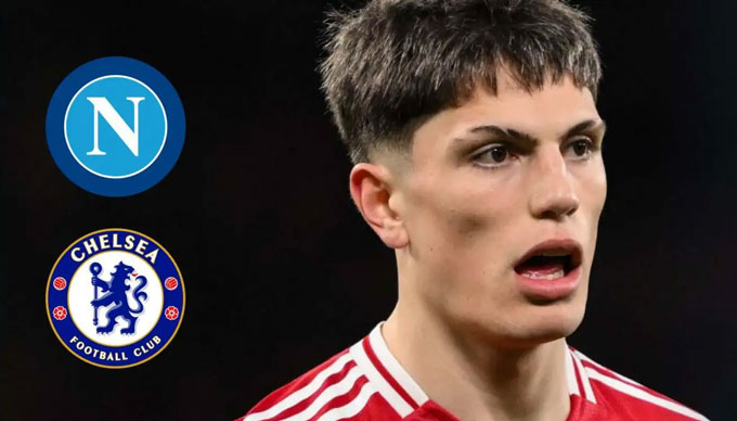 Garnacho được Napoli và Chelsea quan tâm