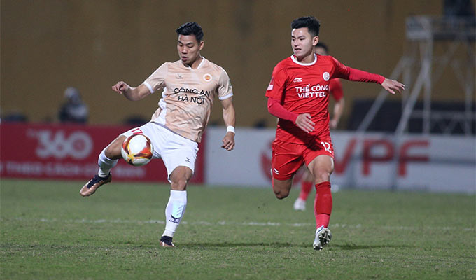 CAHN (trái) và Thể Công đều có cơ hội giành HCĐ - Ảnh: Minh Tuấn