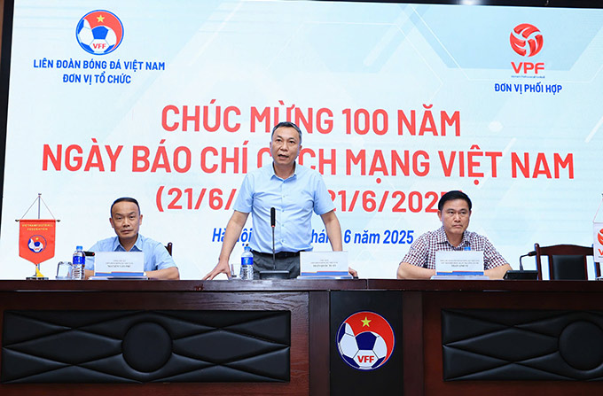 VFF giữ quan điểm kiên trì phát triển hệ thống đào tạo trẻ, giải bóng đá chuyên nghiệp quốc gia để tạo nền tảng cho đội tuyển - Ảnh: Đức Cường