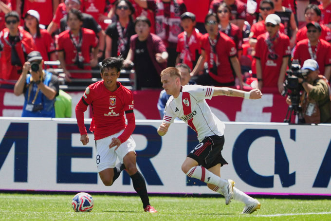 Mastantuono thi đấu ấn tượng giúp River Plate đè bẹp Urawa