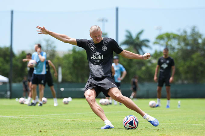 Haaland đang được Guardiola tin tưởng rất nhiều