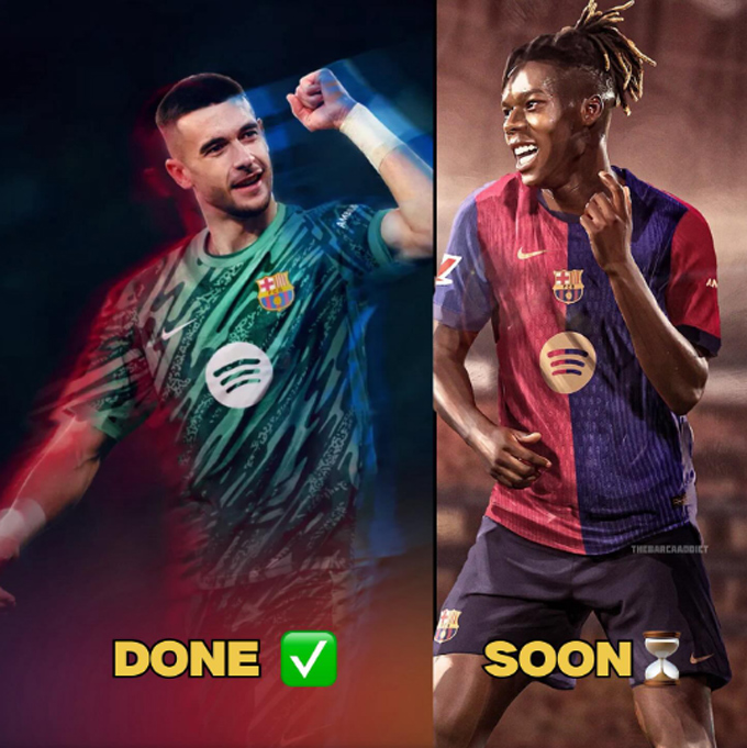 Barca đã chiêu mộ xong Garcia và đang chờ hoàn tất với Williams