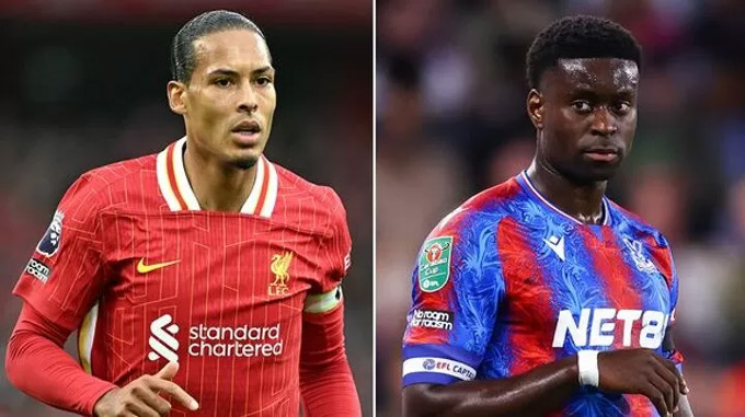 Van Dijk và Guehi được xem là cặp trung vệ thép mới của Liverpool