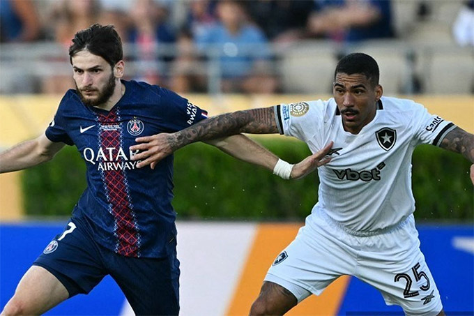 PSG đã phải chịu thất bại trước Botafogo