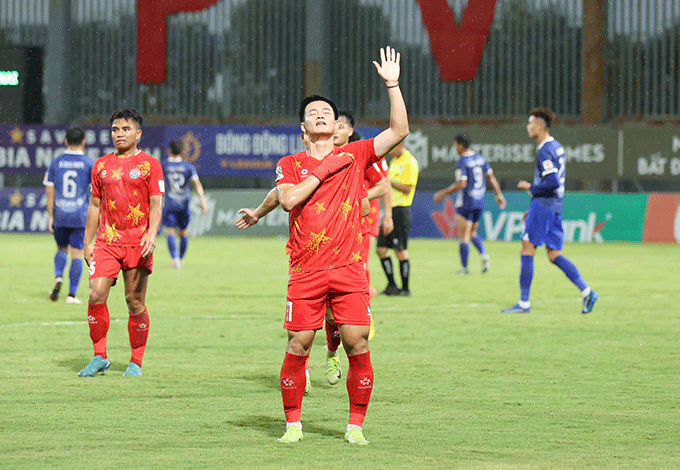 PVF-CAND giành chiến thắng ở vòng cuối nhưng vẫn kém Bình Phước 1 điểm