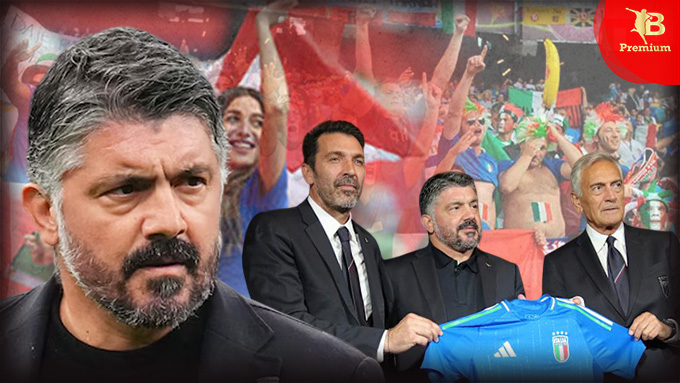 "Gã đồ tể" Gattuso có thể vực dậy được ĐT Italia? 