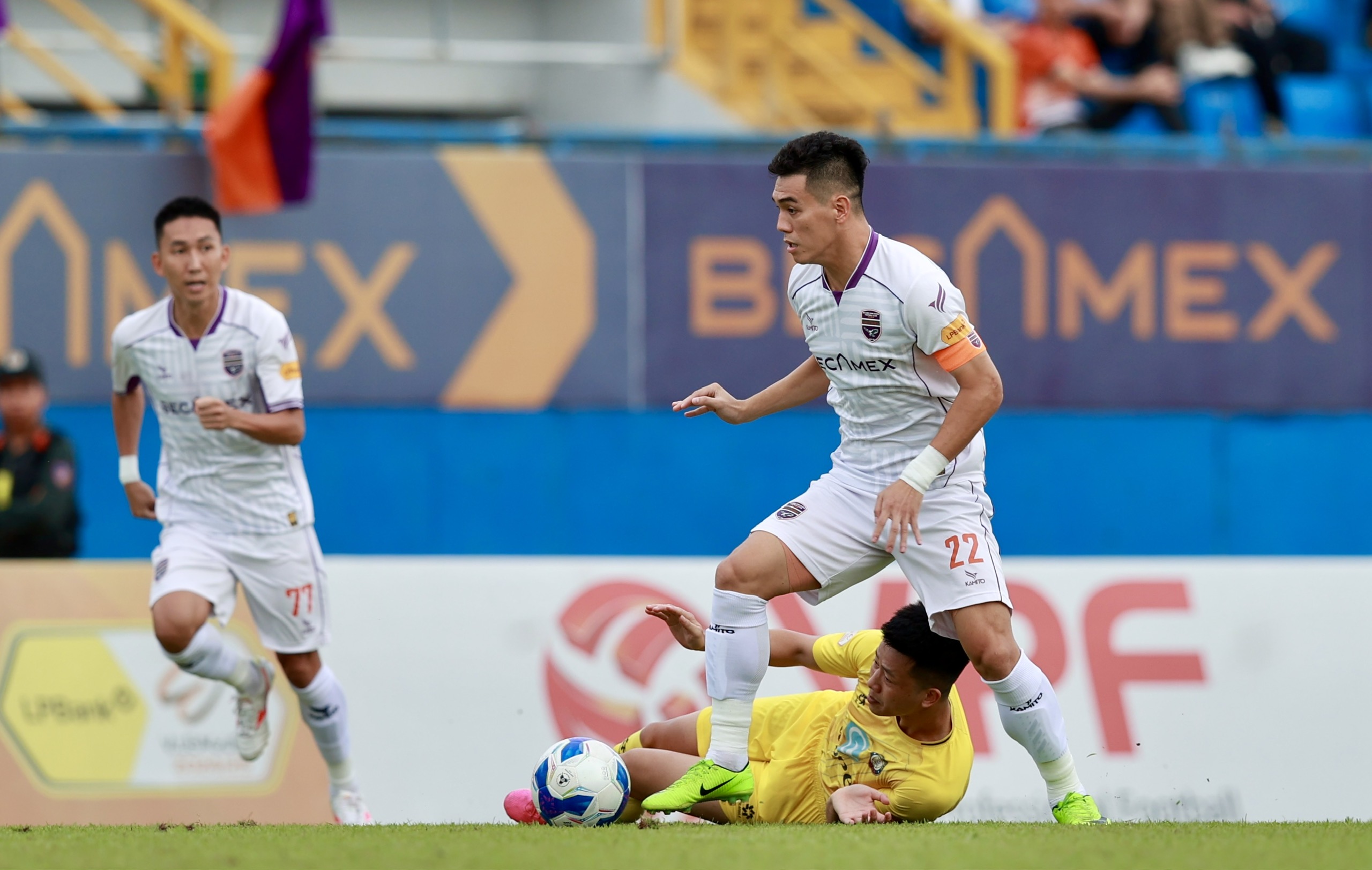 Tiến Linh trở thành cầu thủ Việt Nam thứ 2 giành danh hiệu Vua phá lưới V.League - Ảnh: Quốc An 