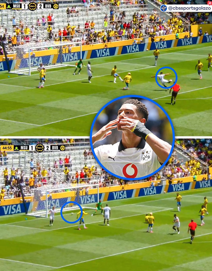 Jobe lập siêu phầm ở trận đấu giữa Dortmund và Mamelodi
