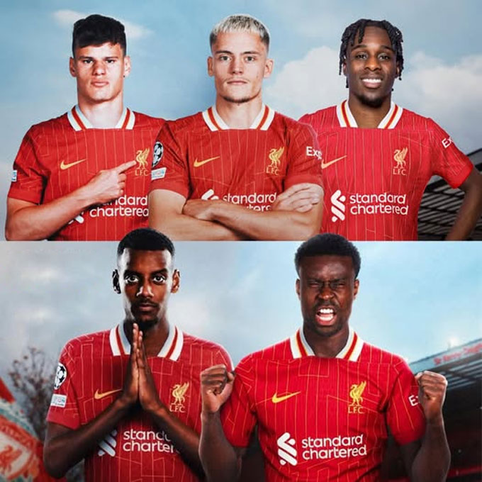 Liverpool đã chiêu mộ được Kerkez, Wirtz và Frimpong đồng thời đang nỗ lực mang về Isak và Guehi (ảnh dưới)