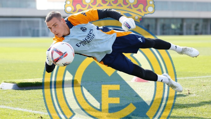 Andriy Lunin trong màu áo Real