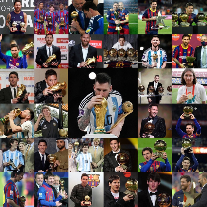 Messi đã trải qua mọi vinh quang trong sự nghiệp