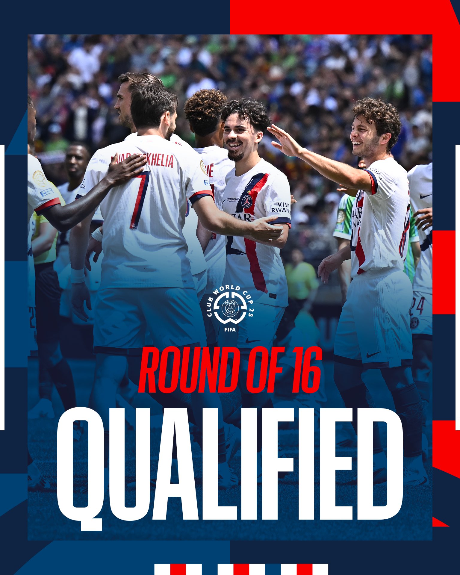 PSG đã lọt vào vòng 1/8 FIFA Club World Cup 2025