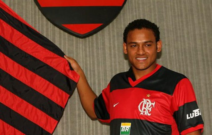 Marcinho trong màu áo Flamengo