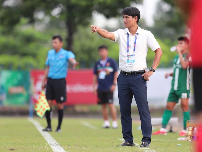 HLV Quốc Anh có giúp Bình Phước làm nên kỳ tích? Ảnh: Anh Khoa 