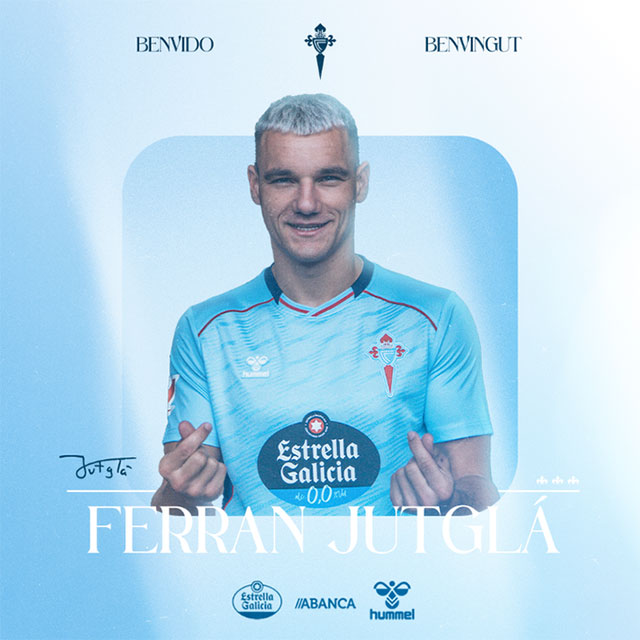 Celta Vigo vừa hoàn tất thủ tục chiêu mộ Ferran Jutgla, một người cũ của Barca.