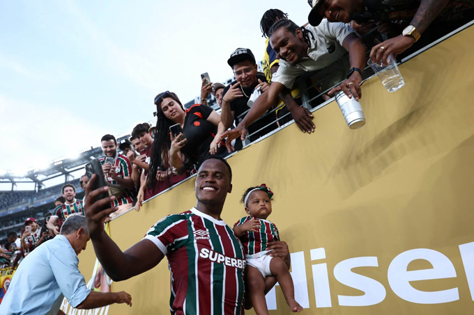 Jhon Arias, 27 tuổi, đã gây ấn tượng với Fluminense