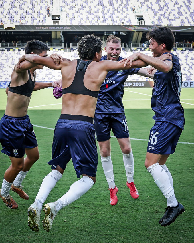 Các cầu thủ Aukland đã đi vào lịch sử FIFA Club World Cup