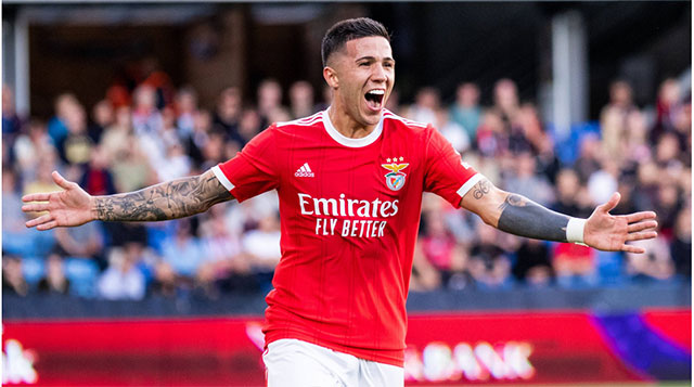 Enzo Fernandez từng đá cho Benfica trước khi đầu quân cho Chelsea.