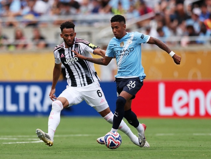 Man City hoàn toàn áp đảo Juventus
