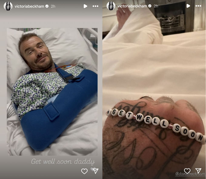 Victoria cập nhật tình hình sức khỏe của David Beckham