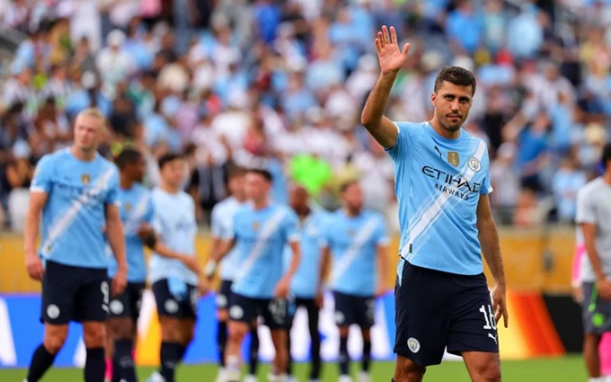 Rodri đã có màn trình diễn thuyết phục trước Juventus
