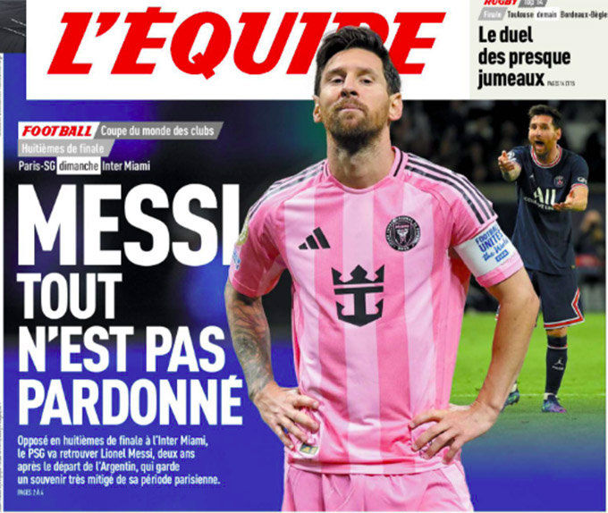 Lionel Messi gặp lại cố nhân PSG