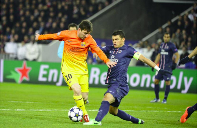 Messi đối đầu PSG năm 2013