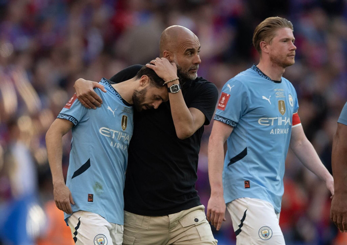 Pep đã trải qua nỗi đau khi thua ở chung kết FA Cup mùa trước