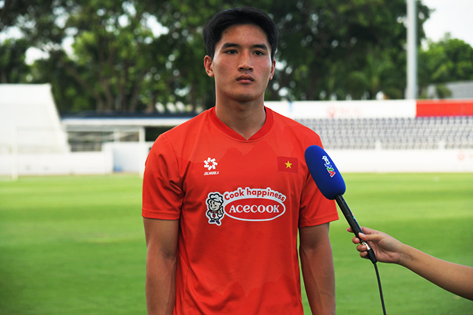Tiền đạo Nguyễn Ngọc Mỹ. Ảnh: Phan Hồng 
