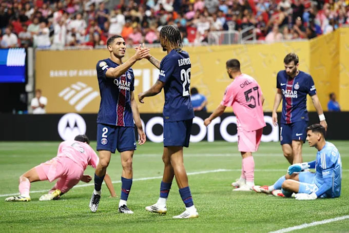PSG quá mạnh so với Inter Miami