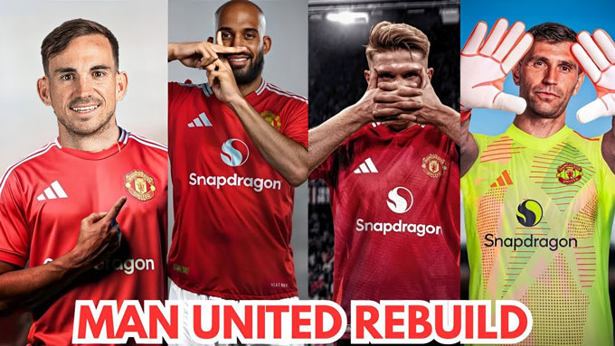 4 mục tiêu trong tầm ngắm của MU (trái sang) Fabian Ruiz, Mbeumo, Gyokeres và Emi Martinez