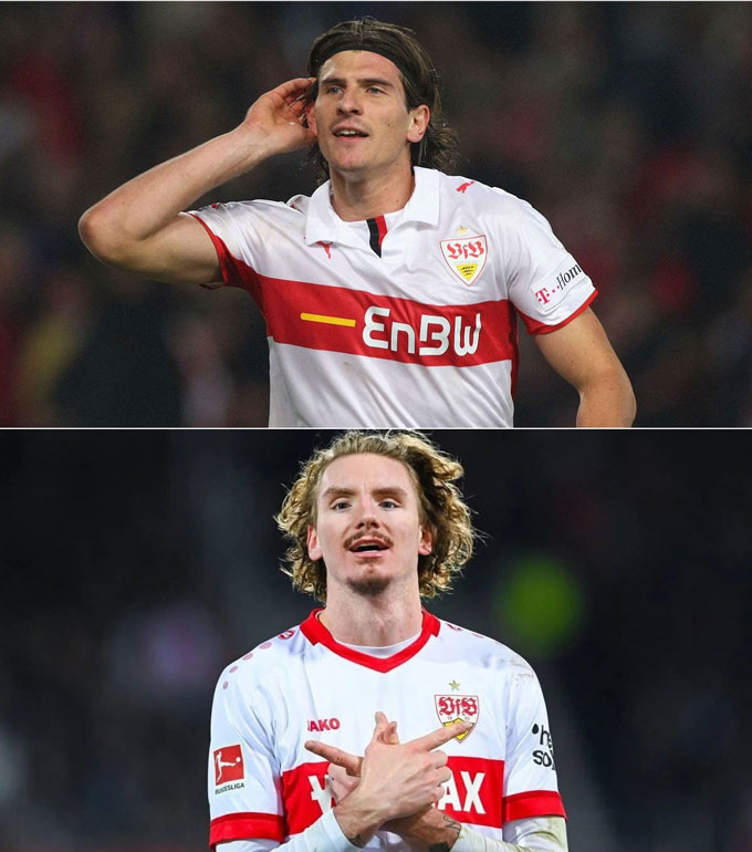 Bayern từng chiêu mộ Mario Gomez từ Stuttgart vào năm 2009 và giờ họ cũng muốn 1 tiền đạo từ Stuttgart là Woltemade (ảnh dưới)