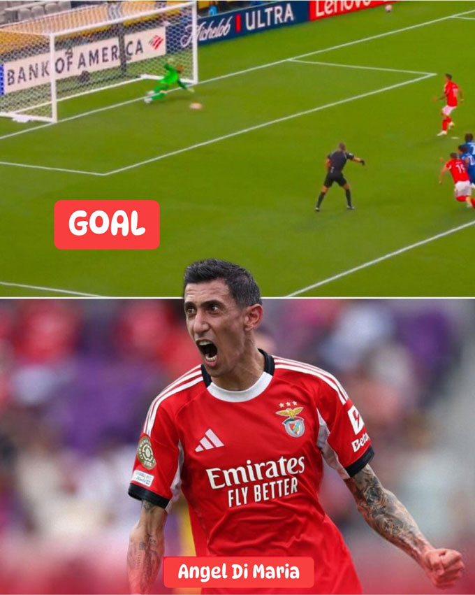 Di Maria ghi bàn vào lưới Chelsea sau khi thực hiện thành công quả đá 11m