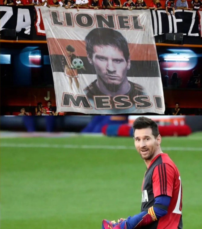 Newell's Old Boys lấy tên Lionel Messi đặt cho một khán đài trên SVĐ 