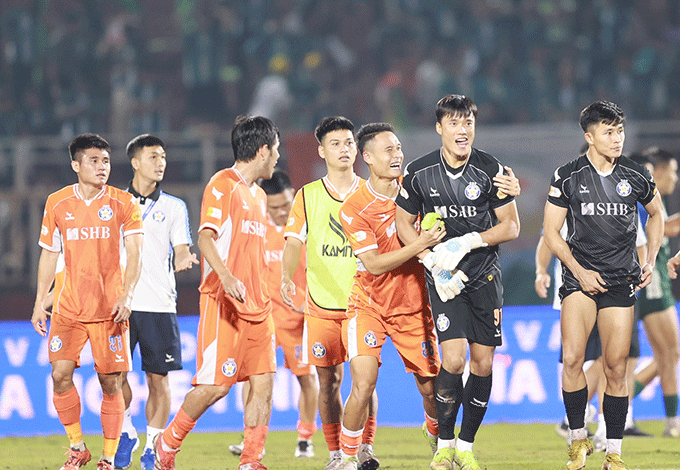 Thủ môn Bùi Tiến Dũng tăng giá trên Transfermarkt 