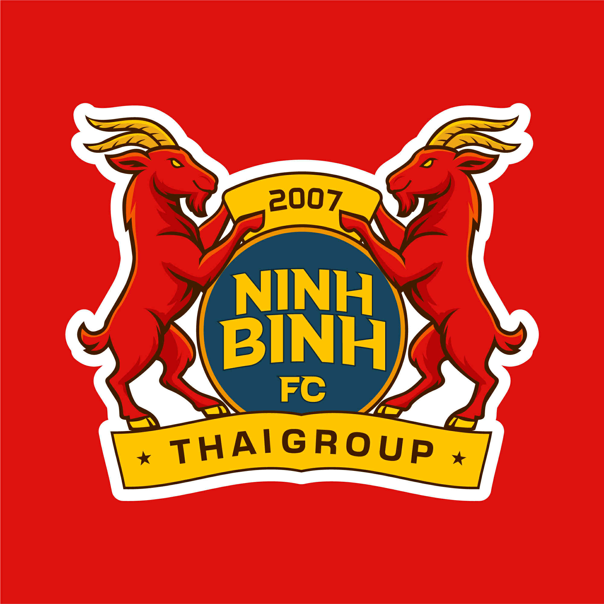 Logo mới của Ninh Bình FC sau khi thăng hạng V.League 2025/26 