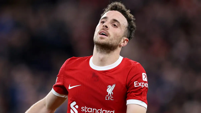 Diogo Jota khi còn thi đấu trong màu áo Liverpool