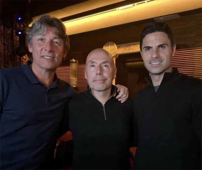 Heinze từng sát cánh cùng Arteta tại PSG khi còn là cầu thủ