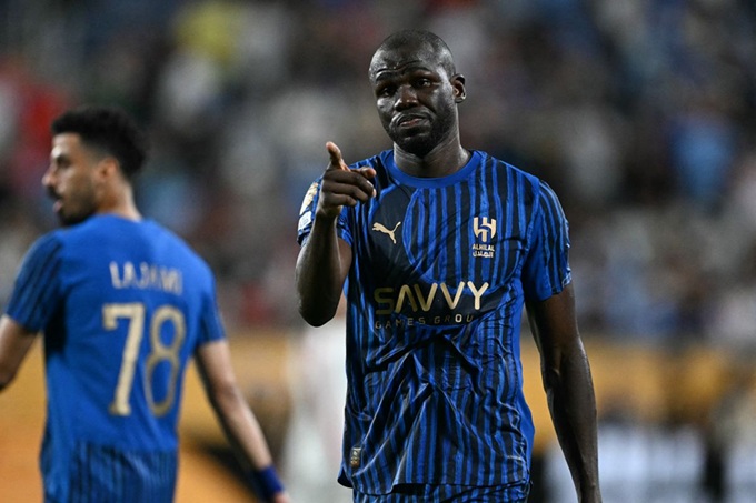 Koulialy đã có 1 bàn thắng ở trận gặp Man City tại vòng 1/8 Club World Cup