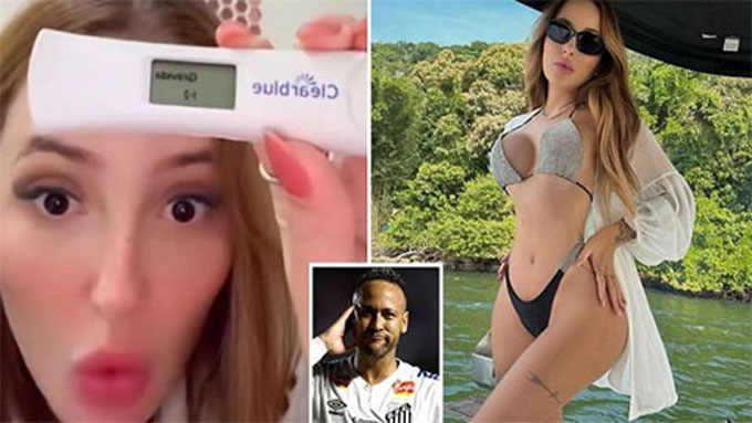 Nayara Macedo đổ vấy Neymar làm mình sưng bụng