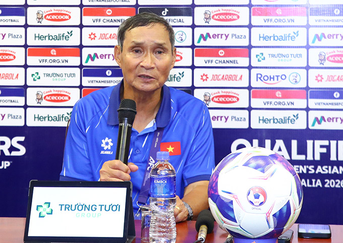 HLV Mai Đức Chung khát vọng dự World Cup thêm 1 lần nữa - Ảnh: Phan Tùng 