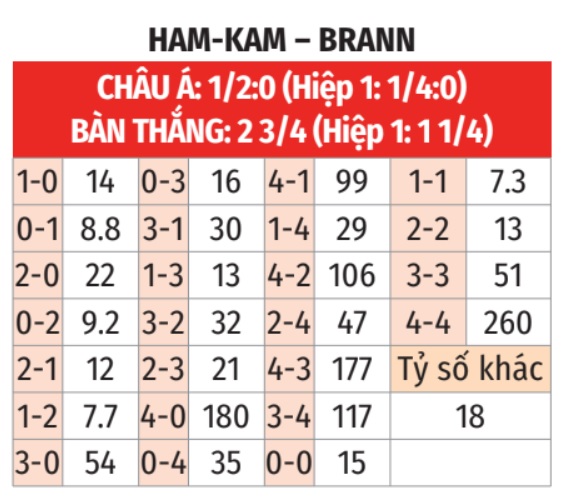 HamKam vs Brann
