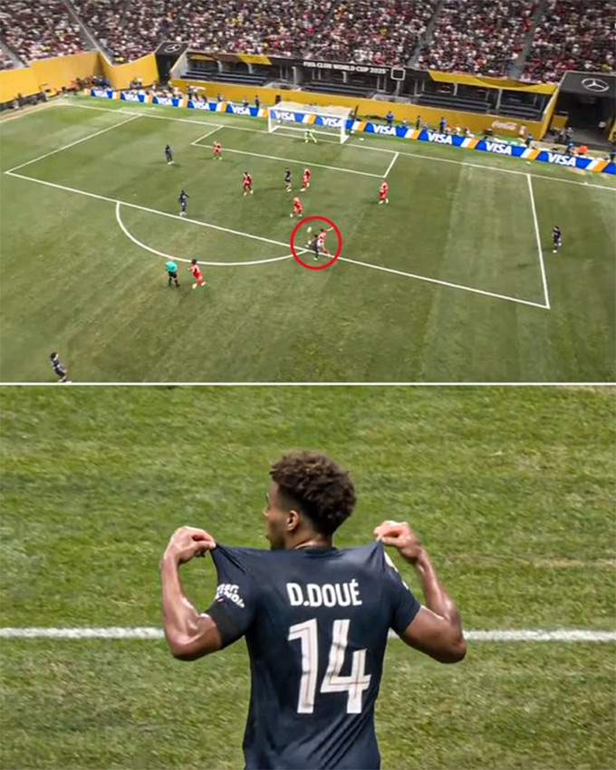 Doue khai thông bế tắc và mở ra chiến thắng cho PSG