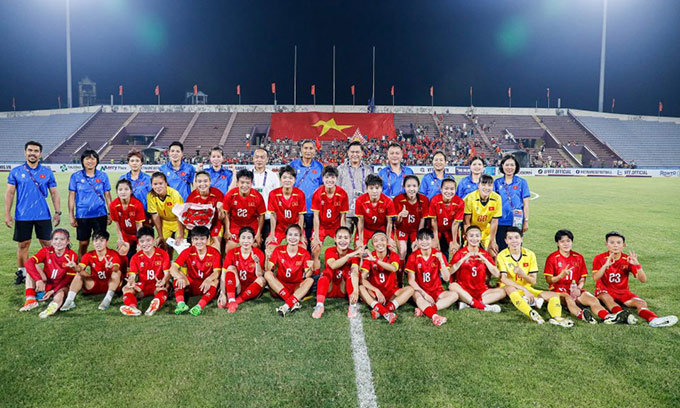 VFF chúc mừng ĐT nữ Việt Nam vào VCK Asian Cup 2026 - Ảnh: VFF 